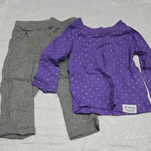 Carter's Purple Top with Star Detail